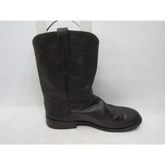 Resistol Ranch Mens Size 12 EE Brown Leather Roper Cowboy Western Boots